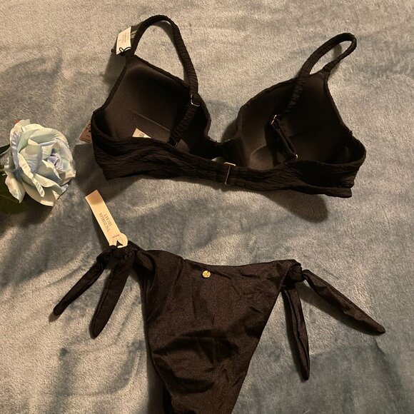 Victoria's Secret, Bikini, Icon Push-up Top, & Tie Side Brazilian Bottoms - Picture 7 of 9